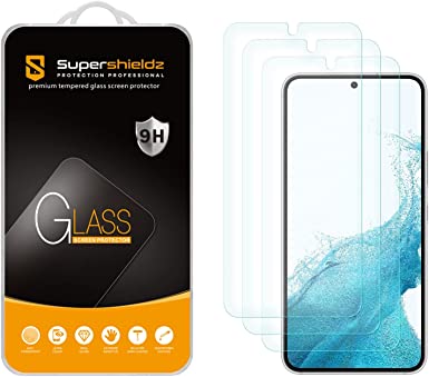 Supershieldz (3 Pack) Designed for Samsung Galaxy S23 5G Tempered Glass Screen Protector, Anti Scratch, Bubble Free