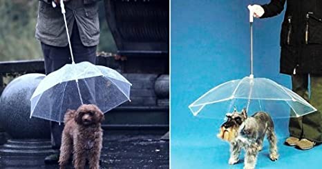 HappyLife Pet Umbrella (Dog Umbrella) Keeps your Pet Dry and Comfotable in Rain