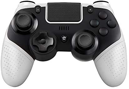 Chasdi Switch Ps4 Controller 4-in-1 Wireless Bluetooth Gamepad Compatible with Playstation 4, Nintendo Switch, iOS and Android (White)