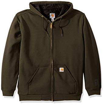 Carhartt Men's Rain Defender Rutland Thermal Lined Hooded Zip Sweatshirt