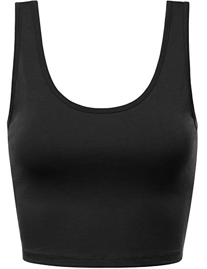 Fifth Parallel Threads FPT Women's Basic Cotton Crop Tank Top