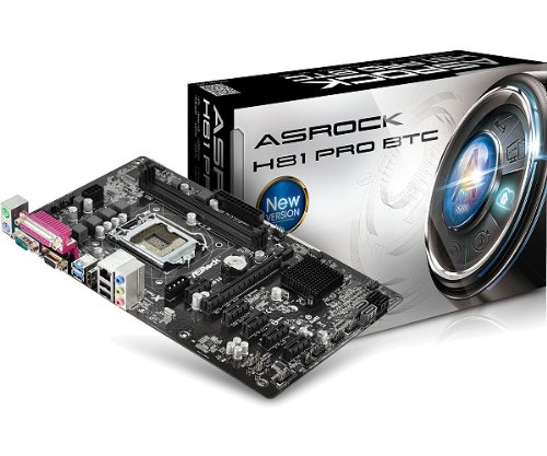 ASRock H81 Pro BTC Motherboard (Intel H81, DDR3, S-ATA 600, ATX, PCI Express 2.0, USB 3.0, Socket 1150)