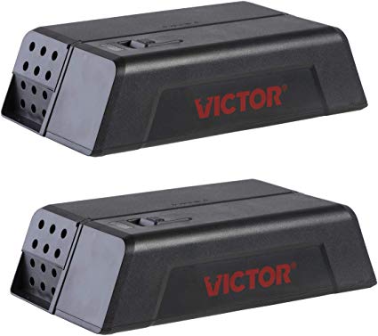 Victor M250SSR-2 Electronic Mouse Trap-2 Pack, Black