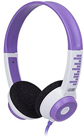 FSL Protec Kids Headphones with Adjustable Volume Limiting (Purple)