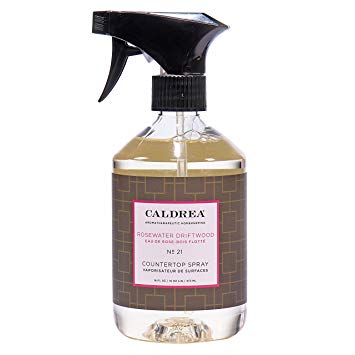 Caldrea Rosewater Driftwood Countertop Spray Surface Cleaner 16 oz