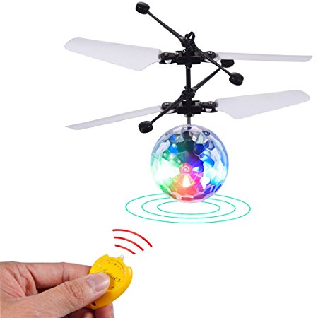 Antner RC Flying Ball Infrared Induction Drone LED Lighting Hand Suspension Helicopter for Kid