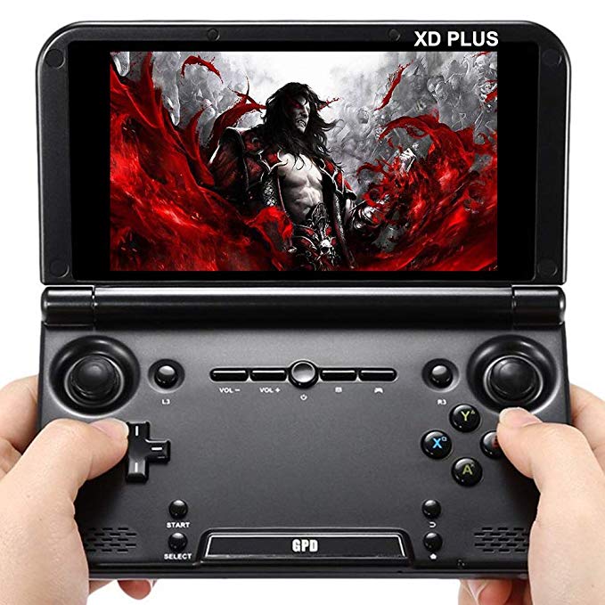 LANRUO GPD XD Plus [2019 HW Update]-Support Google Service-5" Touchscreen Foldable Handheld Video Game Console Android 7.0 Portable Gaming Console MT8176 Hexa-core CPU,PowerVR GX6250 GPU,4GB/32GB