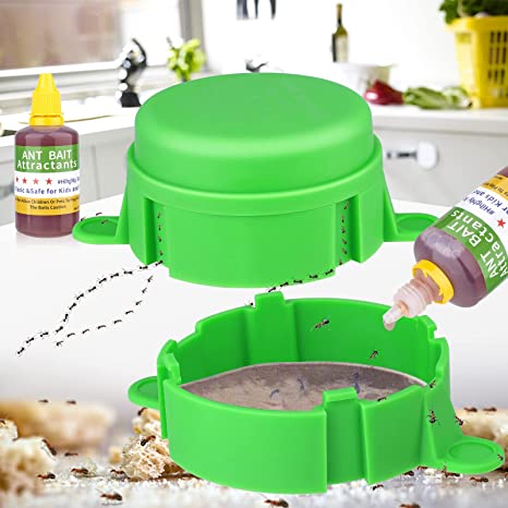 Ant Traps Bait Indoor,Ant Traps Killer Indoor Outdoor,Effective Liquid Ant Bait Killer,Ready-to-Use Ant Bait Traps Indoor,Kills Common Household Ants,Ants Killer for House,Kitchen,Garage,Garden