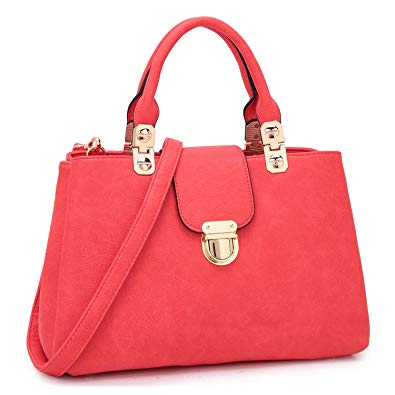 Dasein Women Handbags Top Handle Satchel Tote Purse Ladies Leather Shoulder Bag