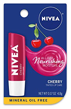 NIVEA Cherry Lip Care - Tinted Red for Beautiful, Moisturized Lips - .17 oz. Stick