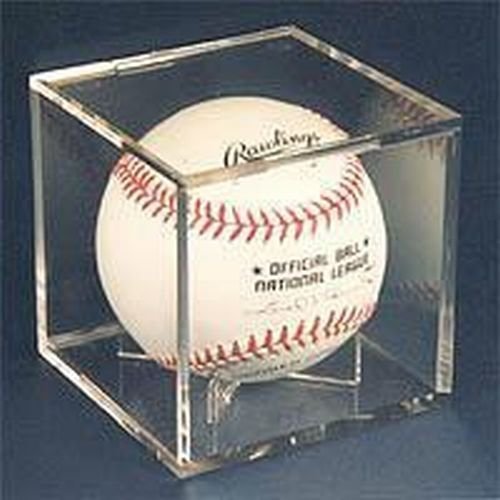 Ultra Pro NA UV Protected Square Baseball Cube Ball Holder Display Case, Clear