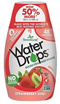 Water Drops Delicious Stevia Water Enhancer, Strawberry Kiwi, 48 Grams