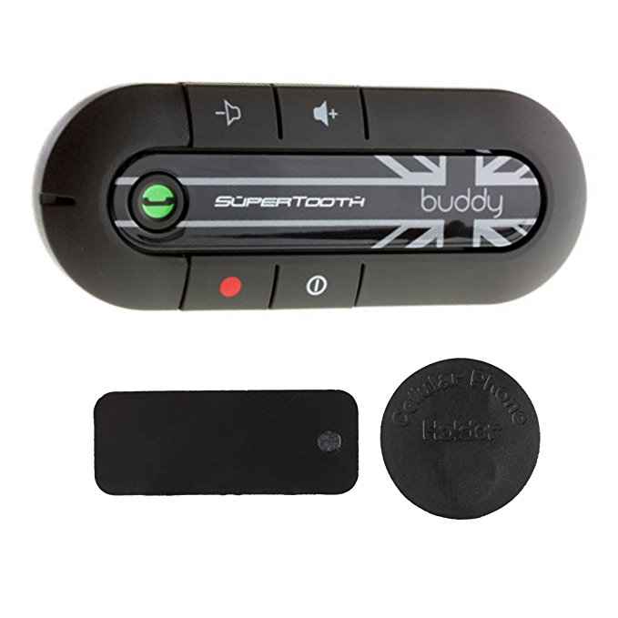 SuperTooth "Union Jack" Bluetooth Visor Car Kit with Magnetic Holder
