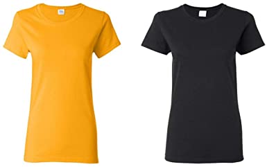 GILDAN Womens Heavy Cotton Adult T-Shirt, 2-Pack T-Shirt