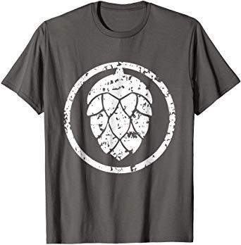 IPA T-Shirt | Craft Beer Hops Logo Shirt - White