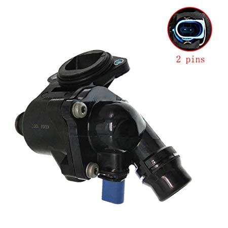 Car Auto Engine Coolant Thermostat Housing with Sensor Assembly 06B121111K for Audi A4 Quattro 1.8L 2002 2003 2004 2005 2006 Car Accessories 06B 121 111K
