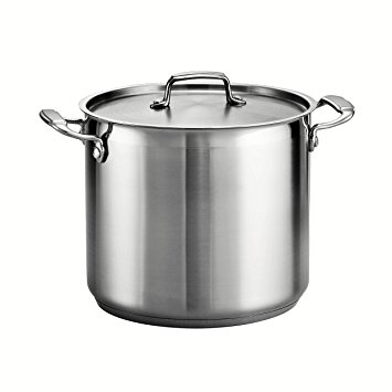 Tramontina 80120/000DS Tramontina Gourmet Stainless Steel Covered Stock Pot, 12-Quart