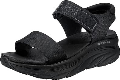 Skechers D'lux Walker New Block, Sandalias Deportivas Mujer