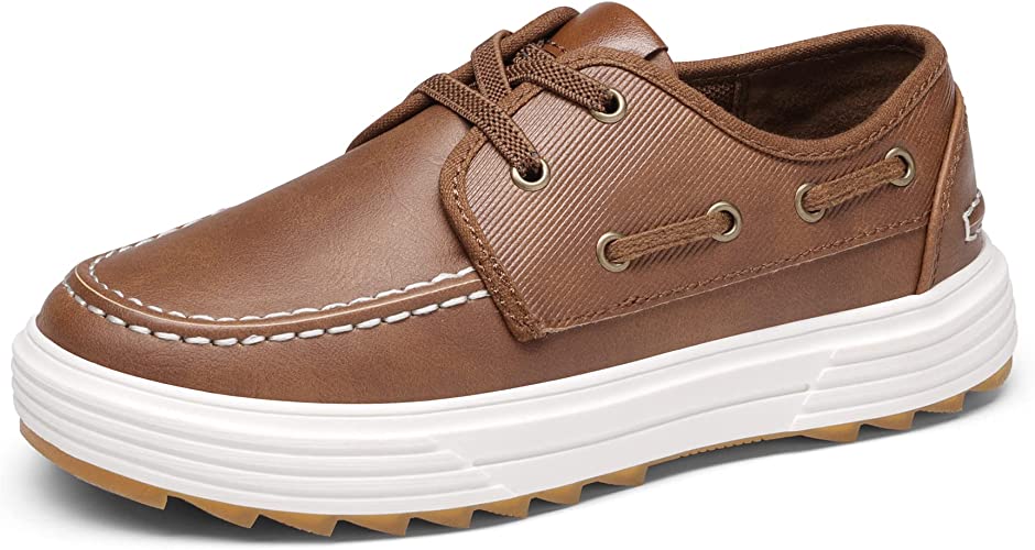 Bruno Marc Boy's Boat Shoes Slip on Loafers Casual School Shoes