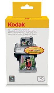 Kodak PH-160 EasyShare Printer Dock Color Cartridge & Photo Paper Refill Kit