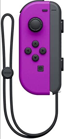 Nintendo Genuine Switch Joy Con Wireless Controller Neon Purple (Left)