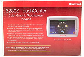 Honeywell Ademco 6280S Color Touch-Screen Keypad w/ Voice, Silver