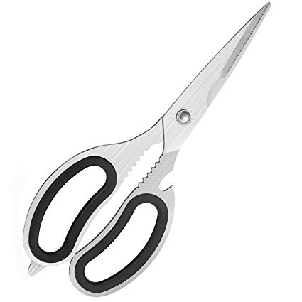 Kitchen Scissors Heavy Duty Stainless Steel Multi-Purpose Shears With Ultra Sharp Blade and Comfortable Grip for Poultry,Meat,Chicken,Fish,Nuts,Herbs