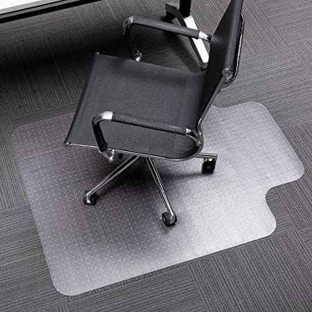 MTFY 36" X 48" Carpet Chair Mats, PVC Vinyl Transparent Chair Mat for Carpeted Floors with Grippers, Anti-Slip Desk Chair mat - Computer Chair Floor Mat Protector for Office & Home