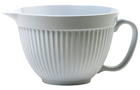 Norpro Grip-EZ 3-Quart Melamine Batter Bowl, White