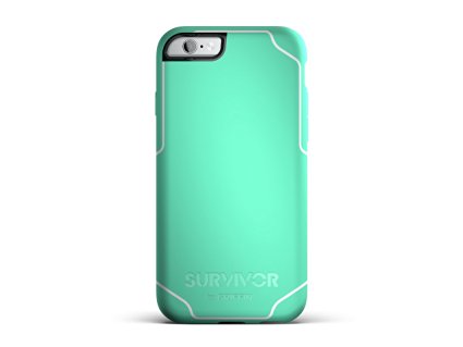 iPhone 6 Case, iPhone 6s Case, Survivor Journey Protective Case Mint/White