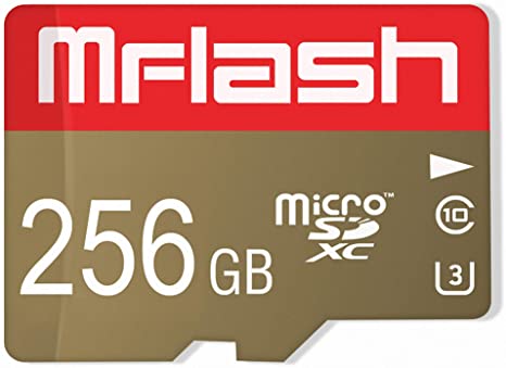 MFLASH 256GB Micro SDXC Card U3 PRO Card & SD Adapter