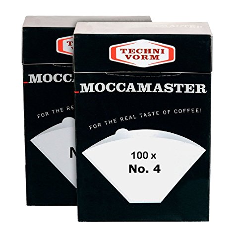 Technivorm Moccamaster 85022 Moccamaster #4 Paper Filters, White (2)