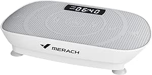 MERACH Vibration Plate Exercise Machine,Whole Body Workout Power Vibrate Fitness Platform Vibration Plate for Lymphatic Drainage,Motor Speed Control , Weight Loss & Shaping