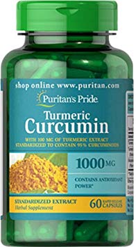 Puritans Pride Turmeric Curcumin 1,000mg 60 Capsules