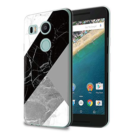 HelloGiftify Nexus 5X Case, Marble TPU Soft Gel Protective Case for Nexus 5X
