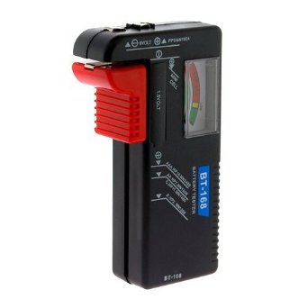 Black Universal Battery Tester for AA/AAA/C/D/9V/Button Cell Batteries