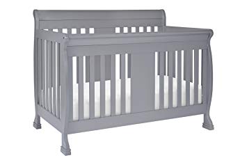 DaVinci Porter 4-In-1 Convertible Crib With Toddler Bed Conversion Kit, Grey