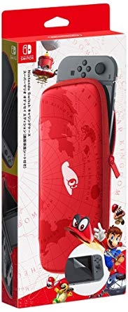 Nintendo Switch Carrying Case & Screen Protector - Mario Odyssey Edition