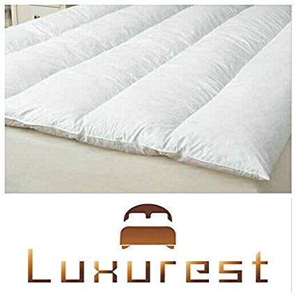 Luxurest Full Feather Bed Pillow Top Mattress with Cover