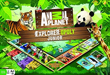 MasterPieces Animal Planet Explorer Opoly Jr. Board Game