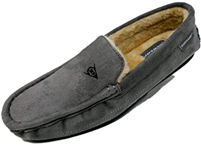 Mens DUNLOP 'Lewis' Moccasin Slippers.