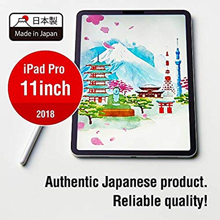 Elecom Screen Protector Compatible with iPad 11-inch, Paper-Feel Film, Made in Japan, 3H Hardness Tempered level to protect against scratches, Anti-Fingerprint Coating, No Air Bubbles/TB-A18MFLAPL