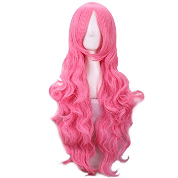 27.5" Women's Full Wig Long Curly Hair Heat Resistant Wigs Harajuku Style Hair Wigs Costume Wigs for Cosplay/Party BU043PK