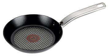 T-fal C51702 ProGrade Titanium Nonstick Thermo-Spot Dishwasher Safe PFOA Free with Induction Base Fry Pan Cookware, 7.5-Inch, Black