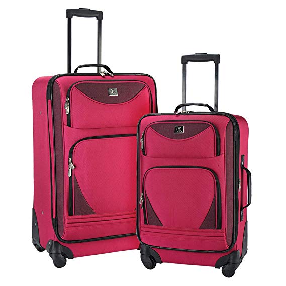 Protege 2-Piece Expandable Spinner Set Luggage Pink