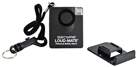 Secure Loud-Mate Panic Emergency Alarm for Personal Safety - Hand-Held or Belt Clip - One Year Warranty