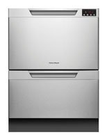 Fisher Paykel DishDrawer Series DD24DAX8 Energy Star 24" Semi-Integrated Double Drawer Dishwasher with SmartDrive Wash Function 9 Wash Options 14 Place Settings and Adjustable Racks in Stainless