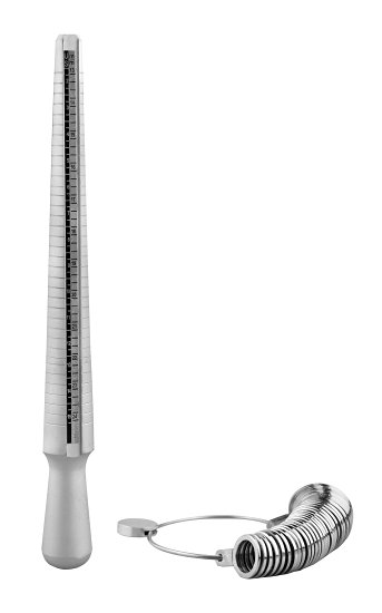 SE JT109-2 Premium Metal Ring Stick & Sizer Set