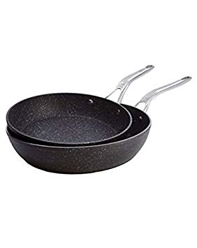 Heritage ‘The Rock’ 2-Pack Fry Pans, 10" and 12"