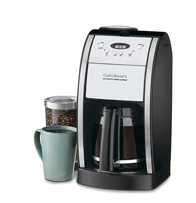 CUISINART Conair DGB-550BK 12 Cup Automatic Coffeemaker Grind, Silver